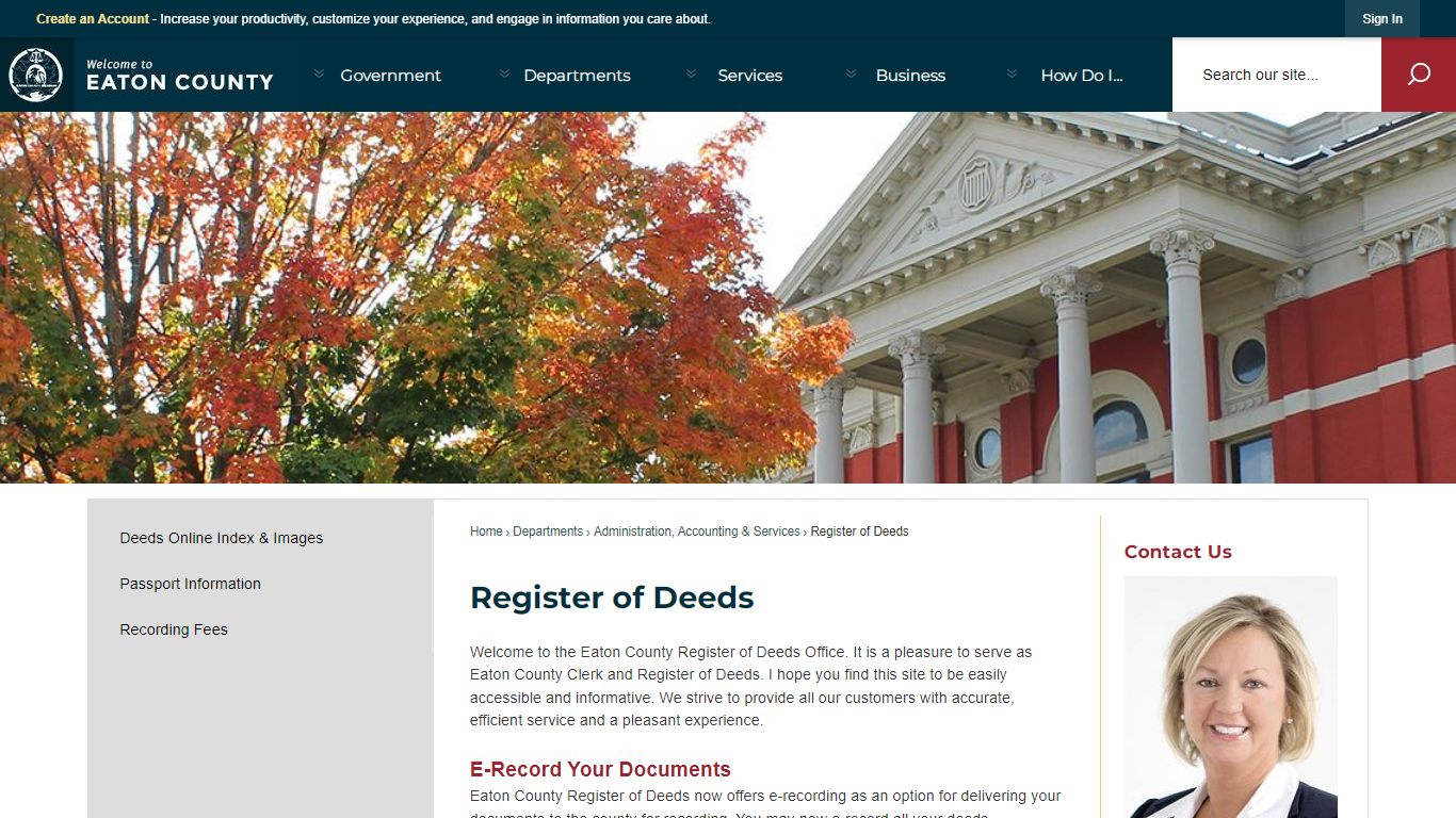 Register of Deeds | Eaton County, MI